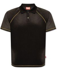 DIESEL - 't-rasmith' Polo Shirt With Short Sleeves, - Lyst