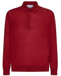 D4.0 - Long Sleeve Polo Shirt - Lyst
