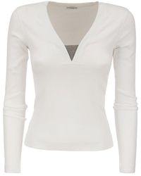 Brunello Cucinelli - T-shirt - Lyst
