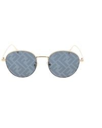 Fendi - Round-frame Sunglasses - Lyst