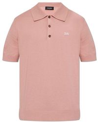 DSquared² - Cotton Polo With Logo, - Lyst