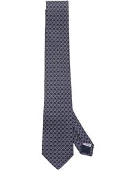 Ferragamo - Gancini Printed Tie - Lyst