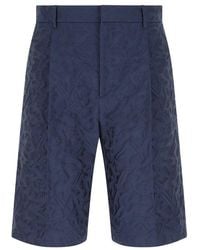 Fendi - Pattern Print Tailored Shorts - Lyst
