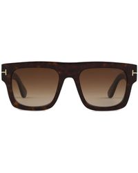 Tom Ford - Fausto Square Frame Sunglasses - Lyst