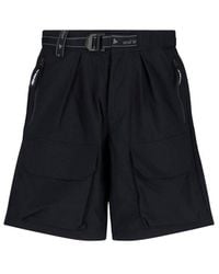 and wander - Belted Cargo Shorts - Lyst