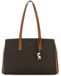 Michael Kors - Laila Medium Signature Logo Tote Bag - Lyst