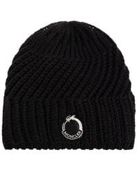 Moncler - Beanie With Logo, - Lyst