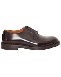 Doucal's - Round Toe Derby Shoes - Lyst