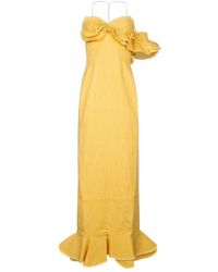 Jacquemus - La Robe Artichaut Ruffled Maxi Dress - Lyst