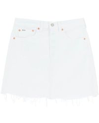 Polo Ralph Lauren - Denim Miniskirt - Lyst