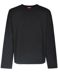 DIESEL - S-macsis-od Logo Patch Oversized Sweatshirt - Lyst