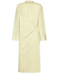 Lemaire - Long-sleeved Wrapped Dress - Lyst