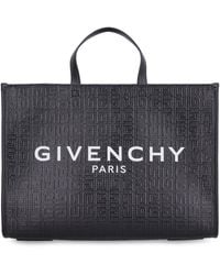 Givenchy Logo Printed Tote Bag - Black