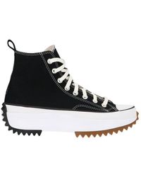 converse hike run negras