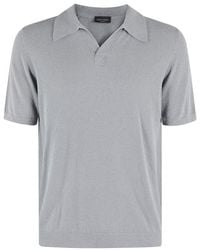 Roberto Collina - Short Sleeve Polo Shirt - Lyst