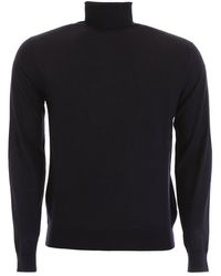 Prada - Turtleneck Knitted Pullover - Lyst