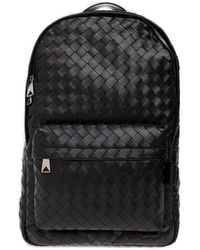 Bottega Veneta 'classic Intrecciato Medium' Backpack - Black