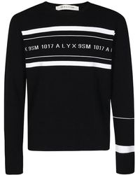 1017 ALYX 9SM - Logo Intarsia Knitted Jumper - Lyst