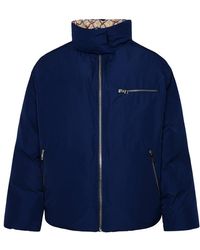 Etro - Blue Polyester Jacket - Lyst