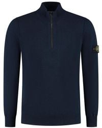 Stone Island - Sweater With Logo - Lyst
