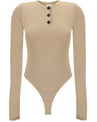 Khaite - The Janelle Long-sleeved Bodysuit - Lyst