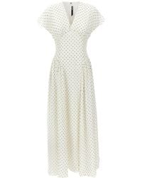 ROTATE BIRGER CHRISTENSEN - Polka Dot Maxi Dress - Lyst