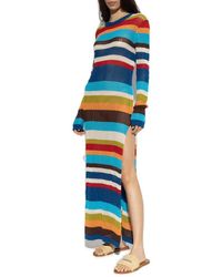 DSquared² - Summer Lovers Striped Knitted Dress - Lyst
