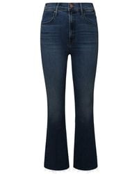 Mother - Hustler Ankle Cotton Jeans - Lyst