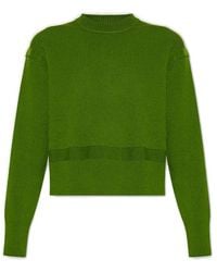Bottega Veneta - Green Cashmere Sweater - Lyst