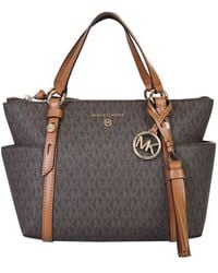 MICHAEL Michael Kors - Sullivan - Small Tote Bag With Zip And Logo - Lyst