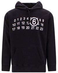 MM6 by Maison Martin Margiela - Hoodie With Vintage Effect, ' - Lyst