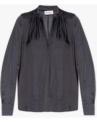 Zadig & Voltaire - Tink Satin Blouse - Lyst