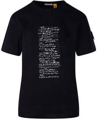 Moncler Genius - Moncler X Willow Smith Lyrics Printed T-Shirt - Lyst