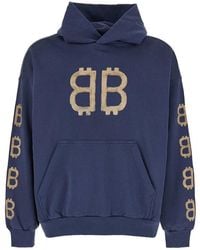 Balenciaga - Hoodie With Crypto Artwork - Lyst