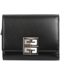 Givenchy - 4d Logo Plaque Trifold Wallet - Lyst