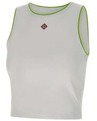 CASABLANCA - Diamond Logo Tank Top - Lyst