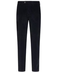Canali - Straight-leg Front Button Fastened Corduroy Chinos - Lyst