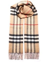 Burberry - Reversible Check Scarf - Lyst