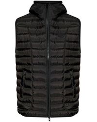 DIESEL - Hooded Vest 'W-Temple' - Lyst