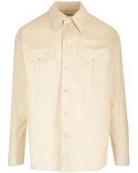 Lemaire - Long-sleeved Button-up Shirt - Lyst