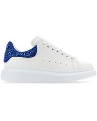 Alexander McQueen - Oversized Embellished Lace-up Sneakers - Lyst