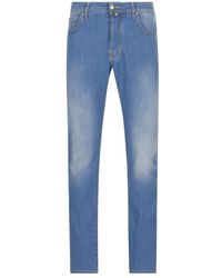 Jacob Cohen - Logo-patch Skinny Jeans - Lyst