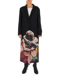Valentino Garavani X Undercover Graphic Printed Coat - Black