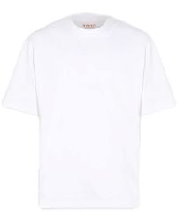 Marni - Logo-Patch Crewneck T-Shirt - Lyst