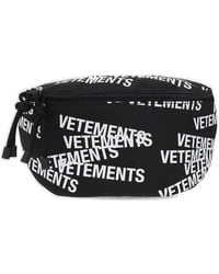 Vetements - All-over Logo Printed Belt Bag - Lyst
