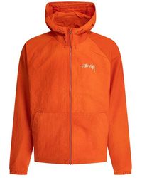 Stussy - Beach Shell Zip-Up Jacket - Lyst