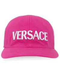 Versace - Pink Baseball Cap - Lyst