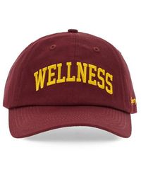 Sporty & Rich - Wellness Slogan Embroidered Cap - Lyst