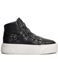 Ash - Starmoon Buckle Detailed High-Top Sneakers - Lyst