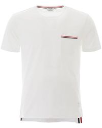 Thom Browne - Cotton Pocket T-shirt Tshirt - Lyst